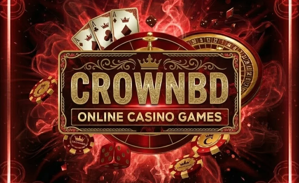 Stylish woman in chic outfit encircled by shimmering coins and a radiant roulette setup — a luxurious scene created for CrownBD participants.